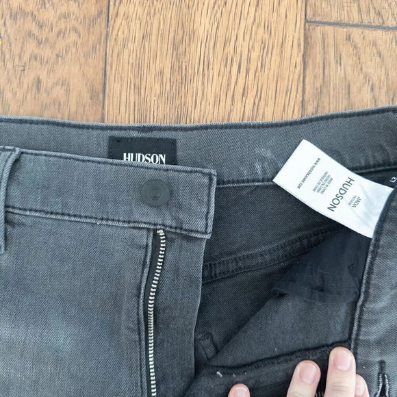 NWT Hudson Jada High Rise Denim Shorts Passage Faded Black 27 - Picture 5 of 6